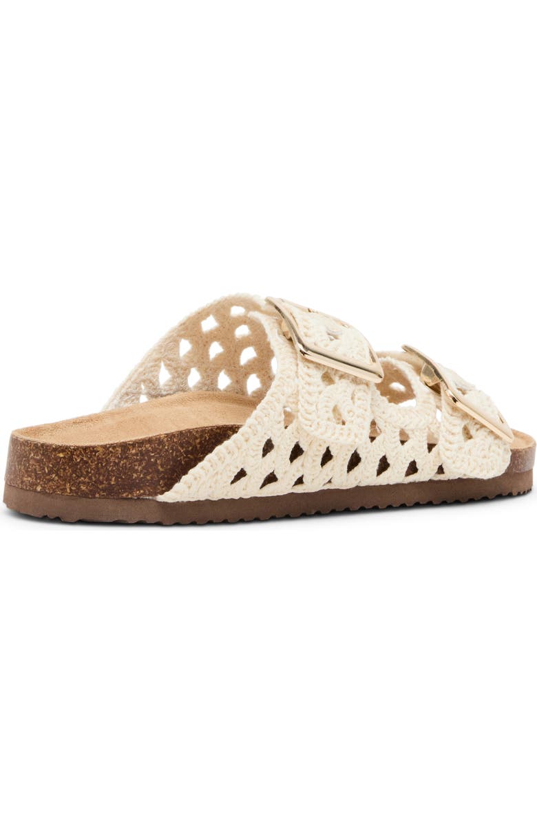 Madden Girl <p>Bodie Crochet Slide Sandal (Women) </p>, Alternate, color, Light Natural