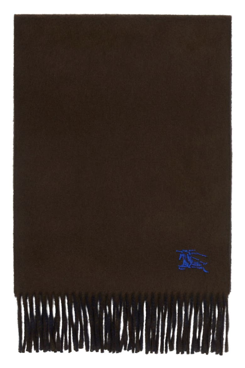 Reversible EKD Embroidered Cashmere Scarf, Alternate, color, SNUG/ INK
