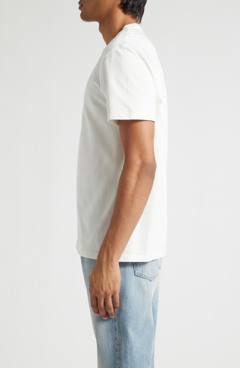 McQueen Skeleton Graphic T-Shirt, Alternate, color, White / Red