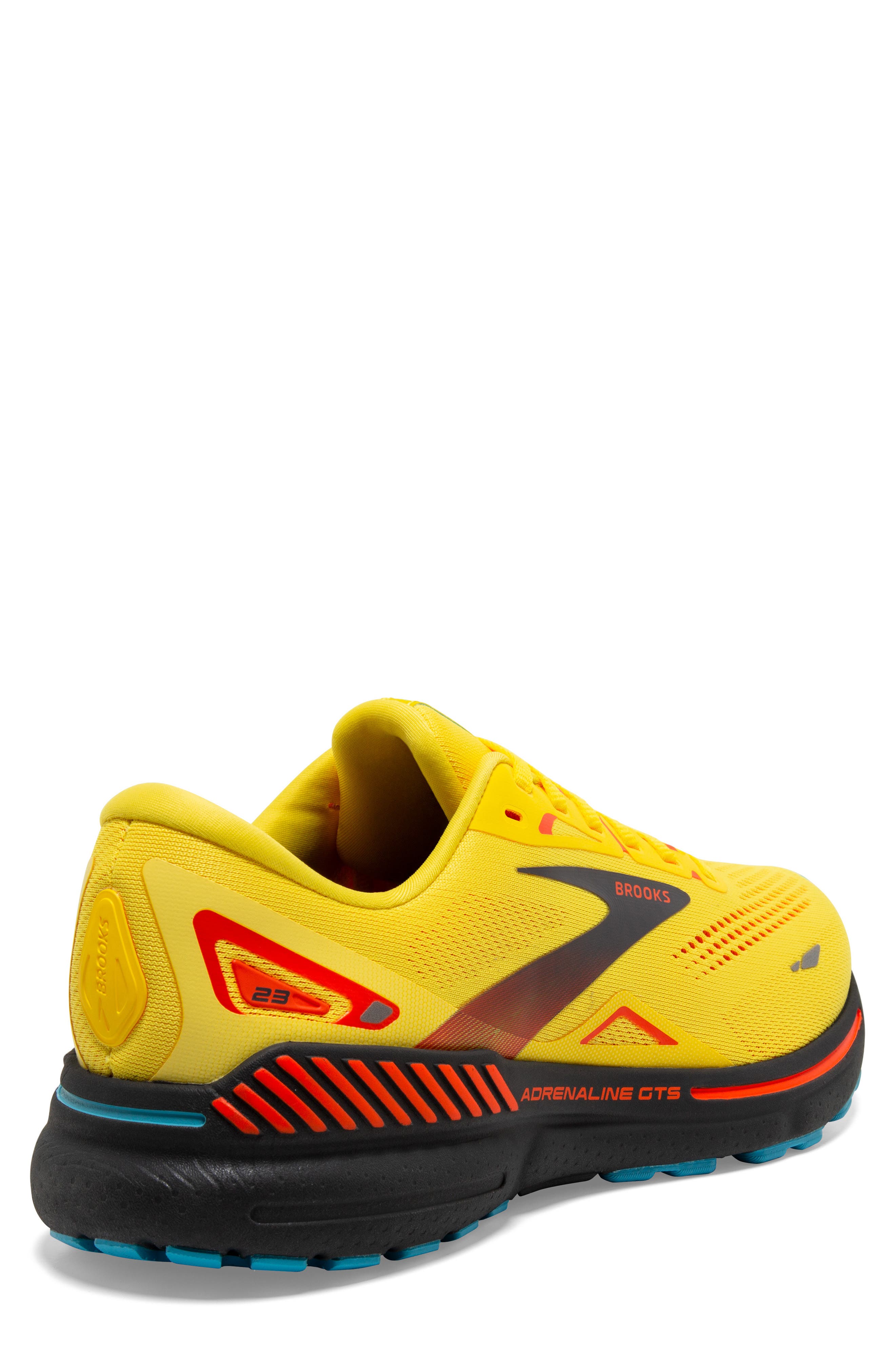 Brooks Adrenaline GTS 23 Running Sneaker, Alternate, color, Yellow/ Foraged Iron/ Orange