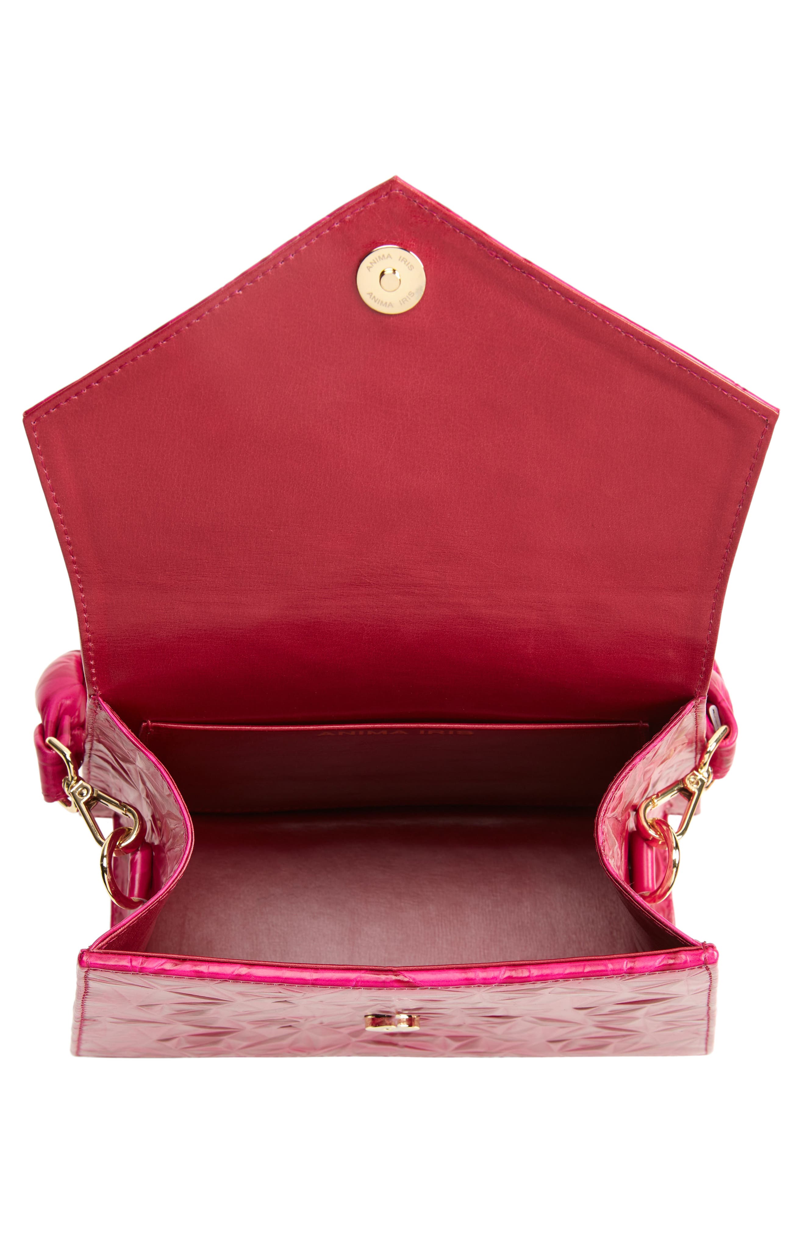 Anima Iris Grande Zaza Leather Top Handle Bag, Alternate, color, 