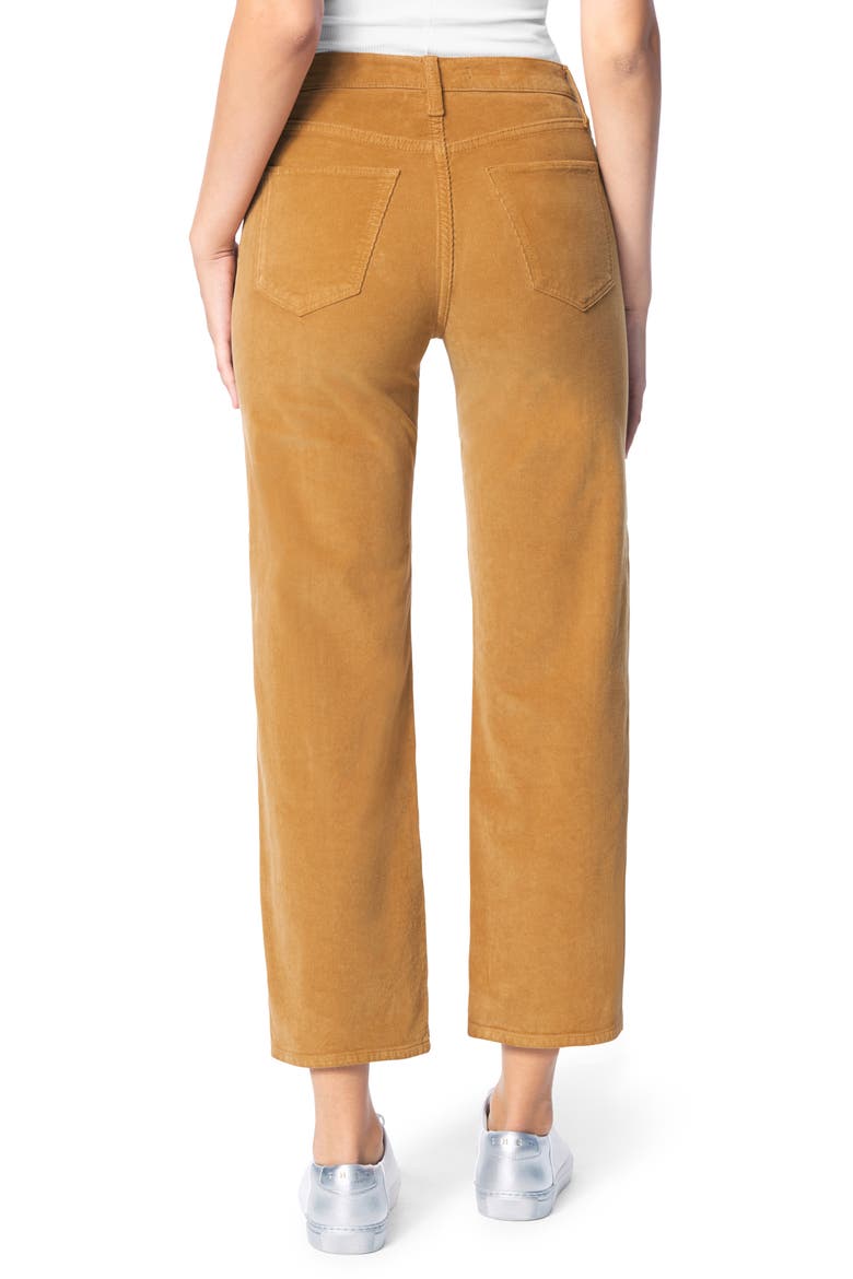 The Blake High Waist Crop Wide Leg Corduroy Jeans, Alternate, color, BUTTERSCOTCH