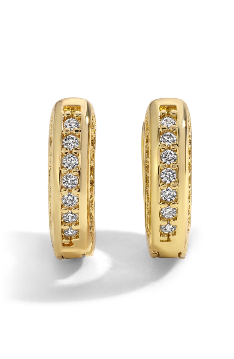 Mazin Jewels Charlotte Hoops, Alternate, color, Gold