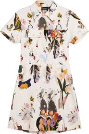 Desigual Printed Mini Shirtdress
