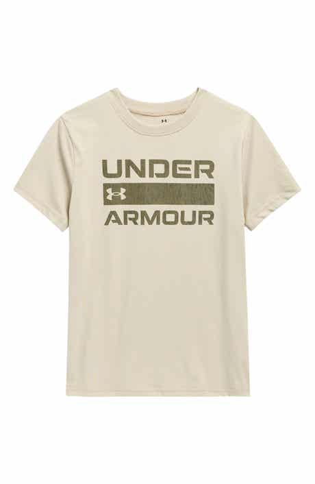 Under Armour Kids' UA Bark Stacked Logo Performance Graphic T-Shirt