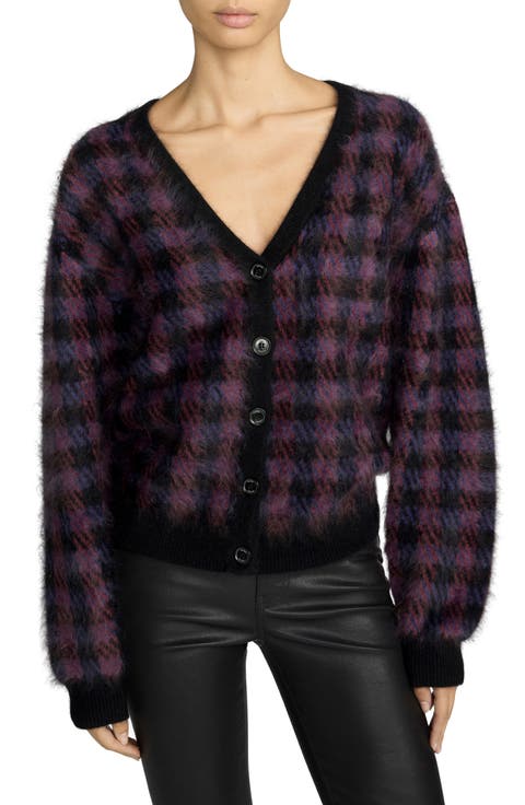 The Brushed Houndstooth Cardigan