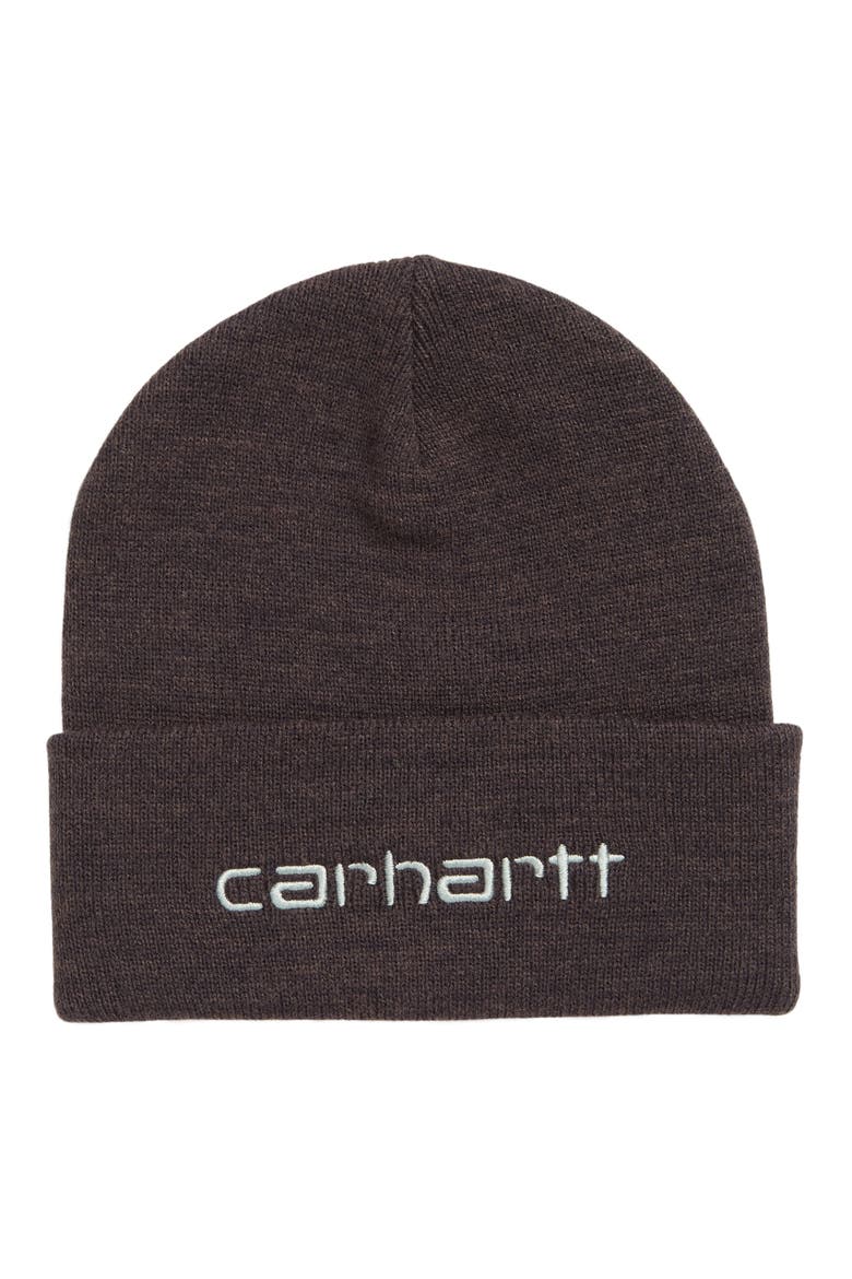 Script Logo Cuff Beanie, Main, color, ARTICHOKE / MISTY SAGE