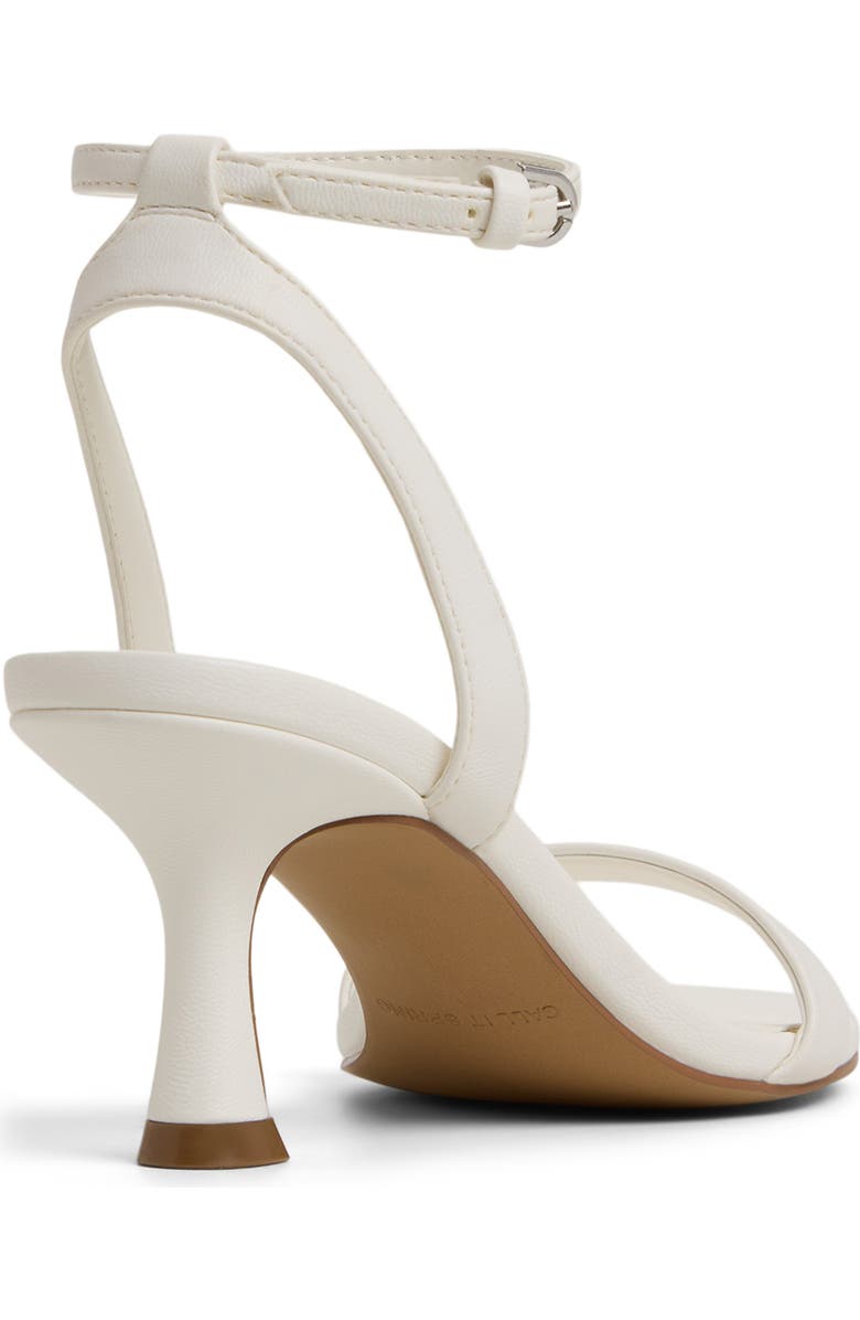 Call It Spring By Aldo Madelyyn Ankle Strap Sandal, Alternate, color, White