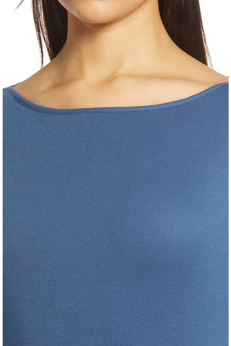 Three Quarter Sleeve Tee, Alternate, color, BLUE ENSIGN
