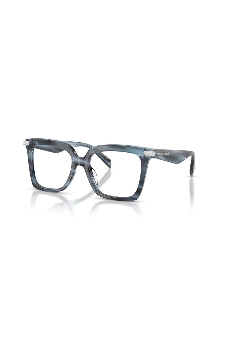 53mm Square optical glasses, Main, color, Blue