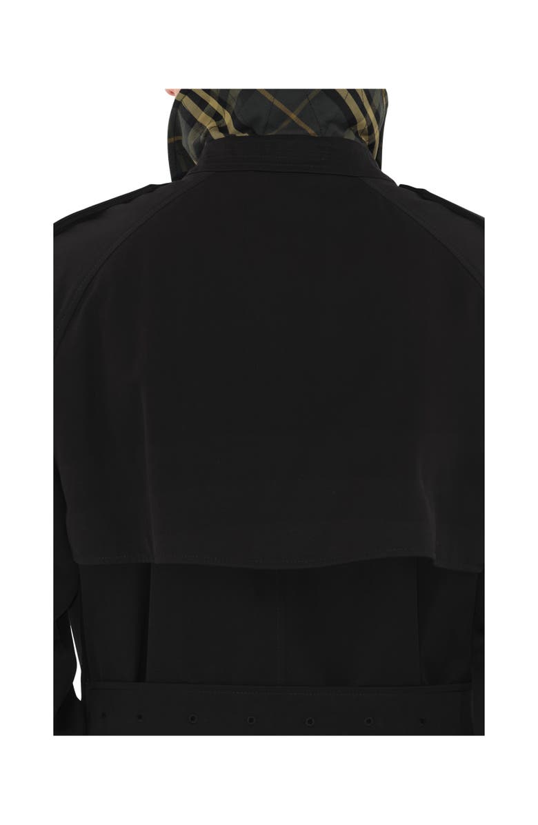 Burberry Long Gabardine Trench Coat, Alternate, color, 