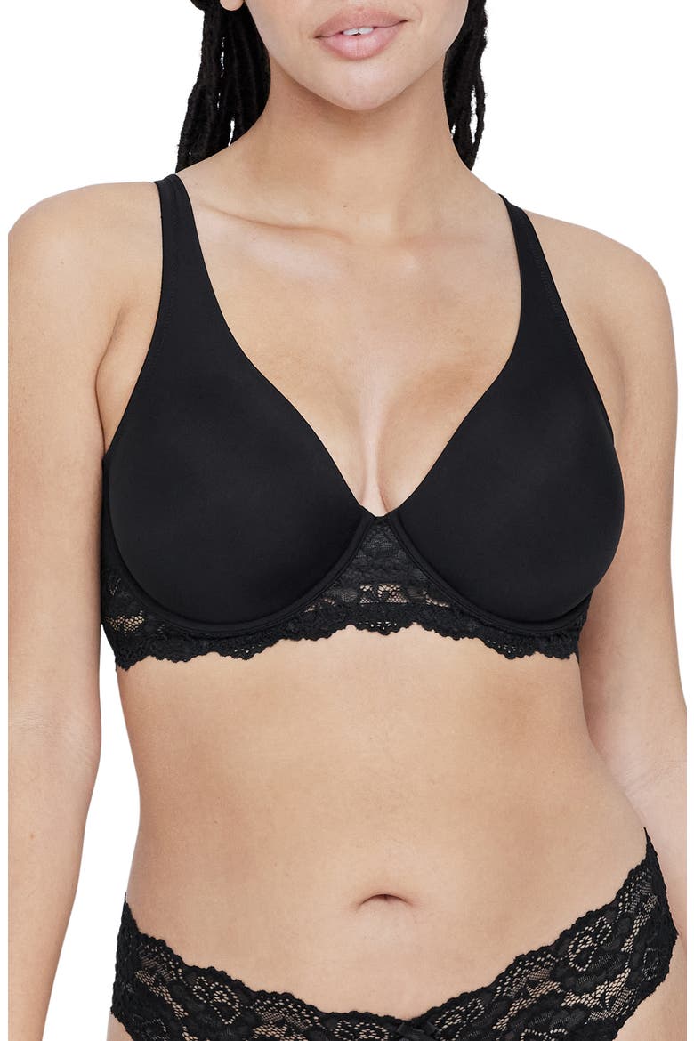 Goddess Underwire Convertible Bra, Main, color, BLACK