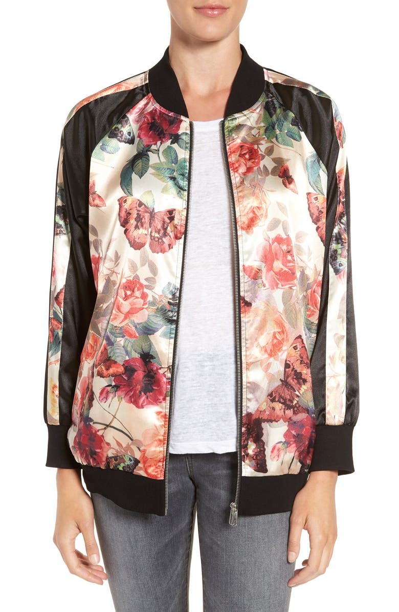 Standard Grace Reversible Bomber Jacket, Alternate, color, 