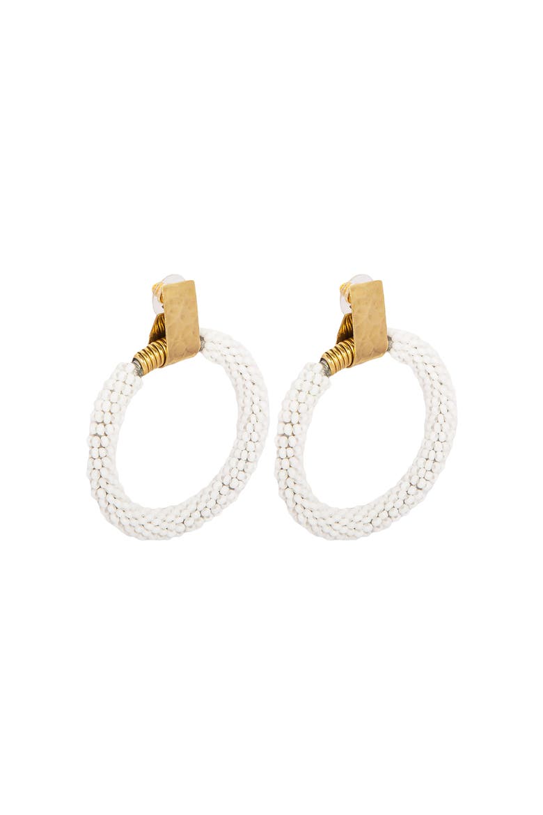 Afro-Nia Small Earring, Main, color, Gold