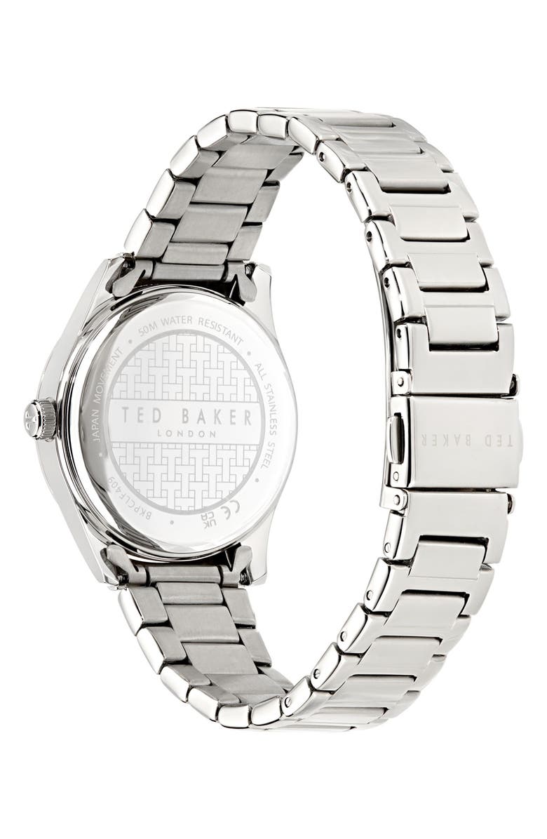Ted Baker Coolly Bracelet Watch, 34mm, Alternate, color, Silver-Tone