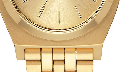 Nixon Medium Time Teller Bracelet Watch, 31mm In Gold