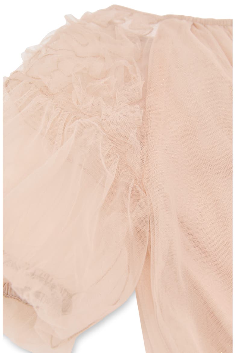 Kids' Tallulah Ruffle Tulle Party Dress, Alternate, color, NEUTRAL