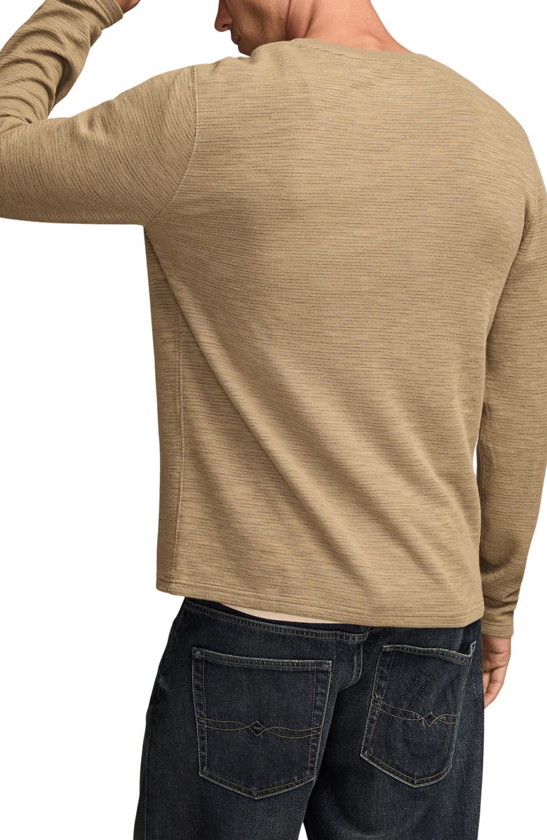 Lucky Brand Double Face Cotton Henley, Alternate, color, Olive