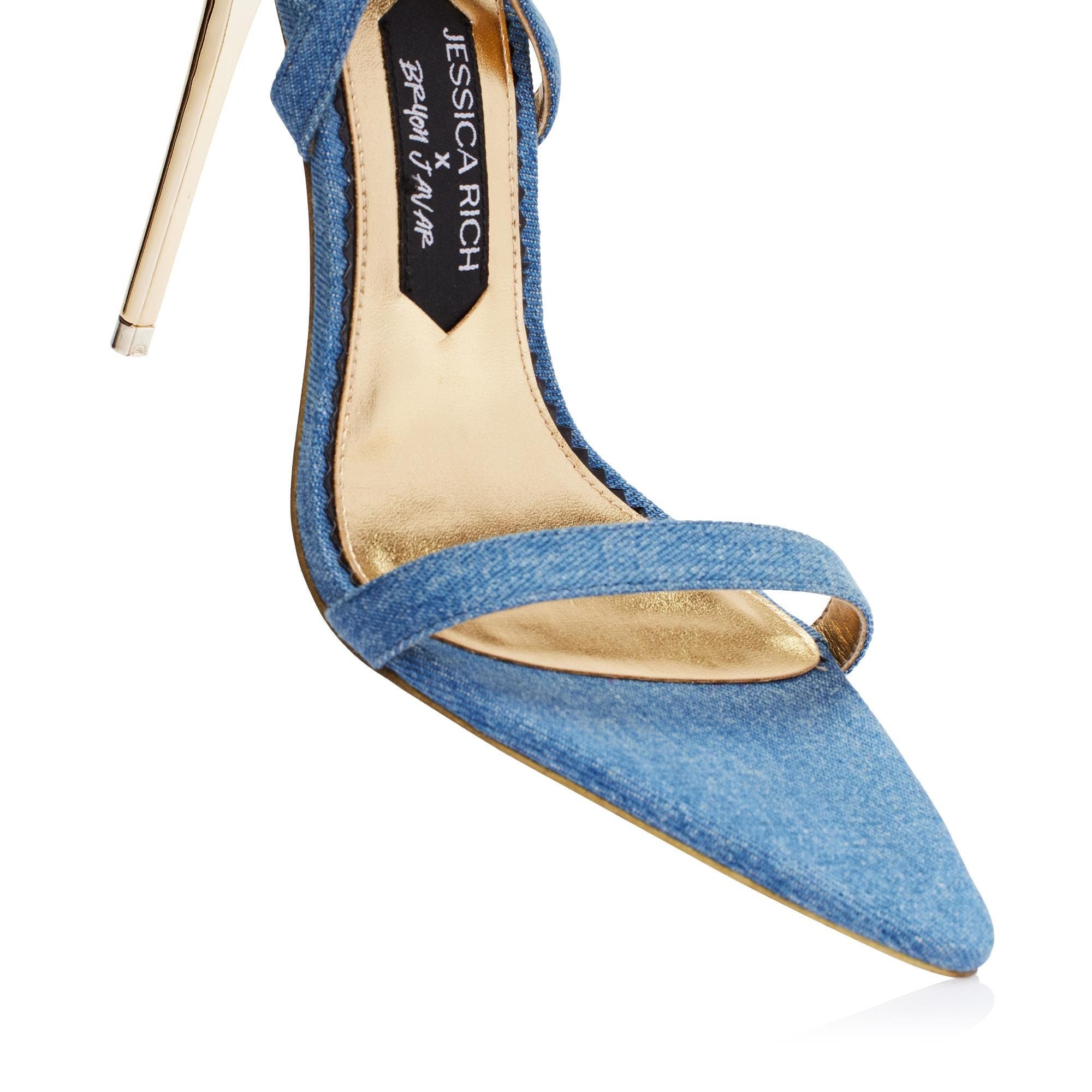Tie Up Sandal, Alternate, color, DENIM
