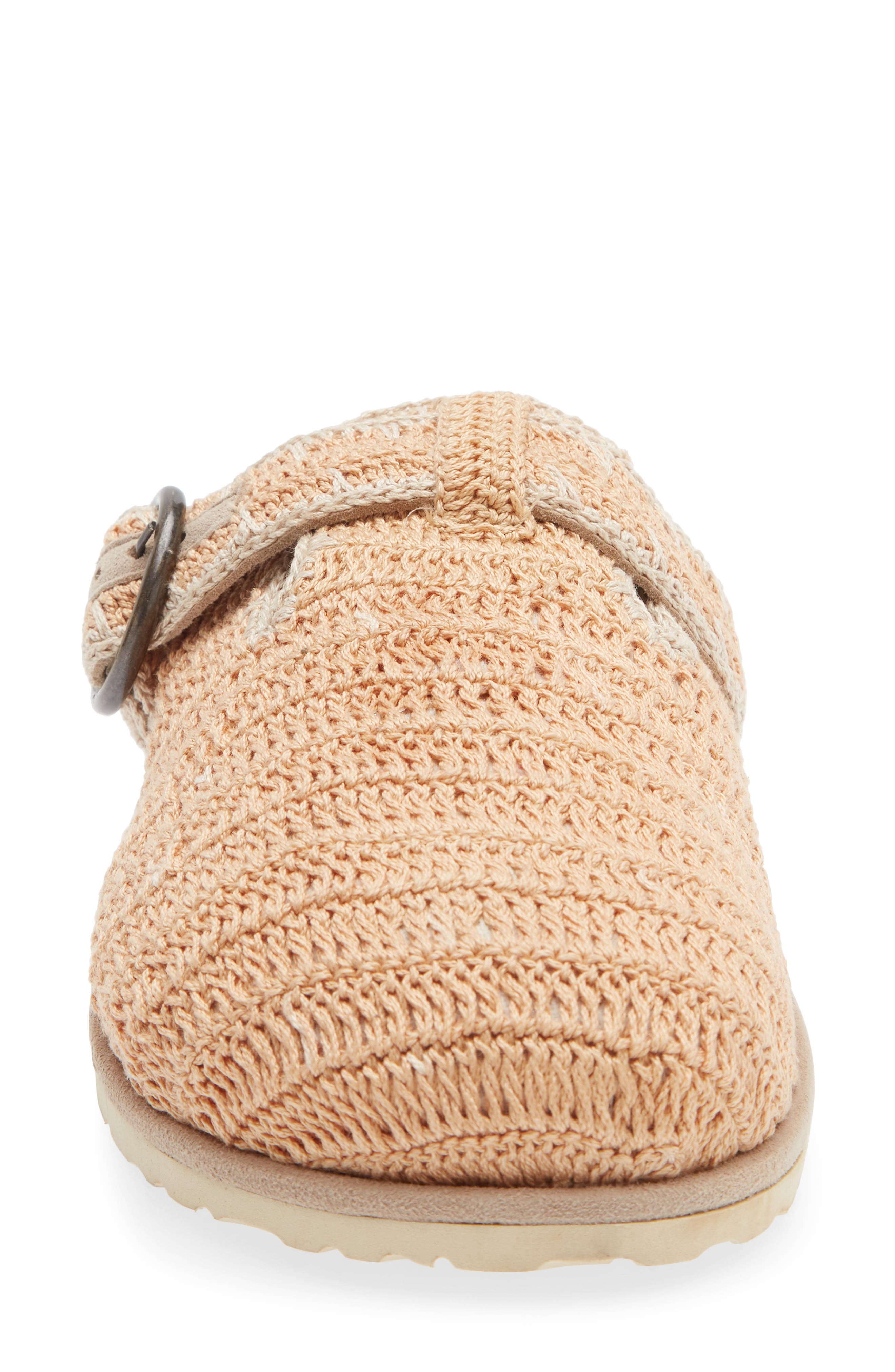Drift Crochet Slide Sandal, Alternate, color, BEIGE / NATURAL