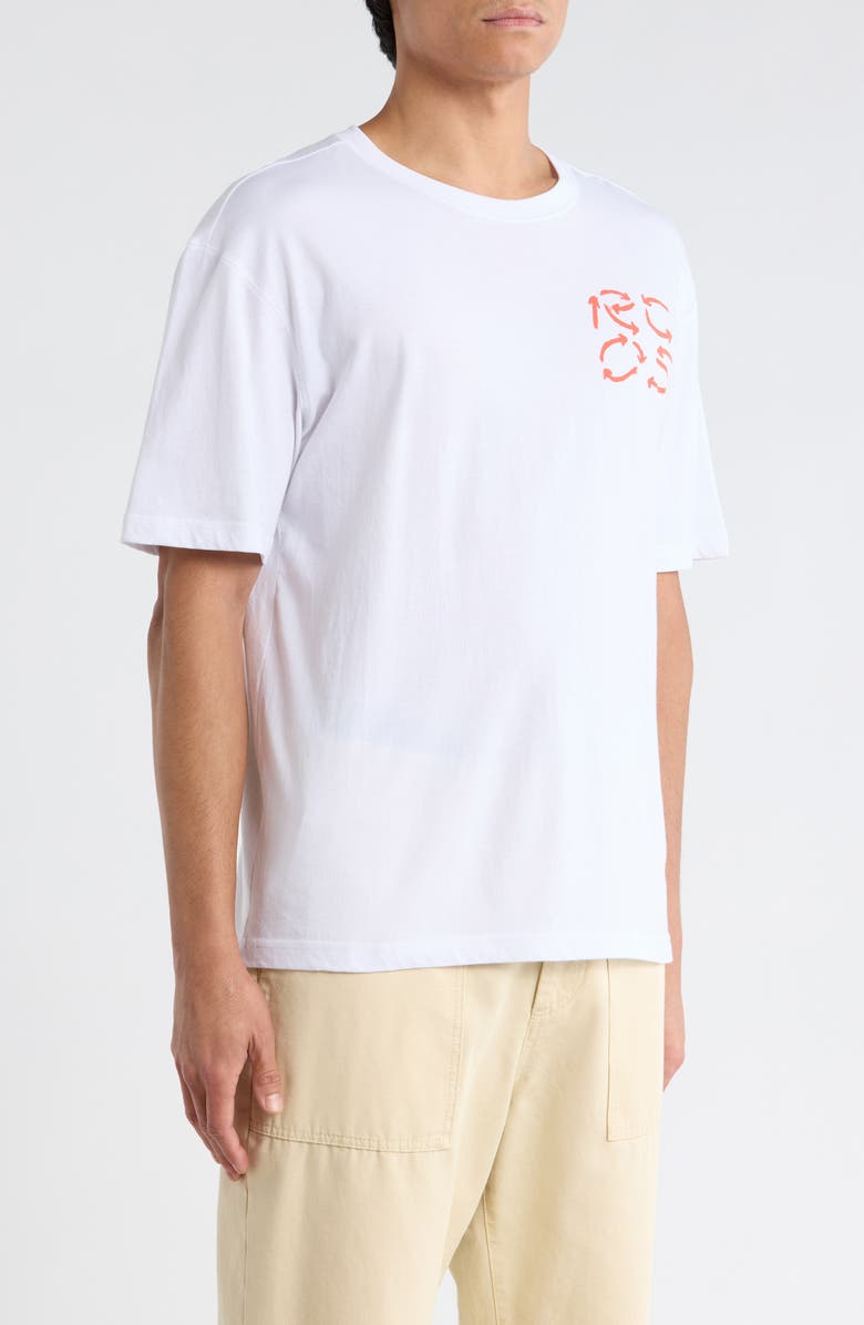 RC Outdoor Supply Paint Stroke Graphic Cotton T-Shirt, Alternate, color, White