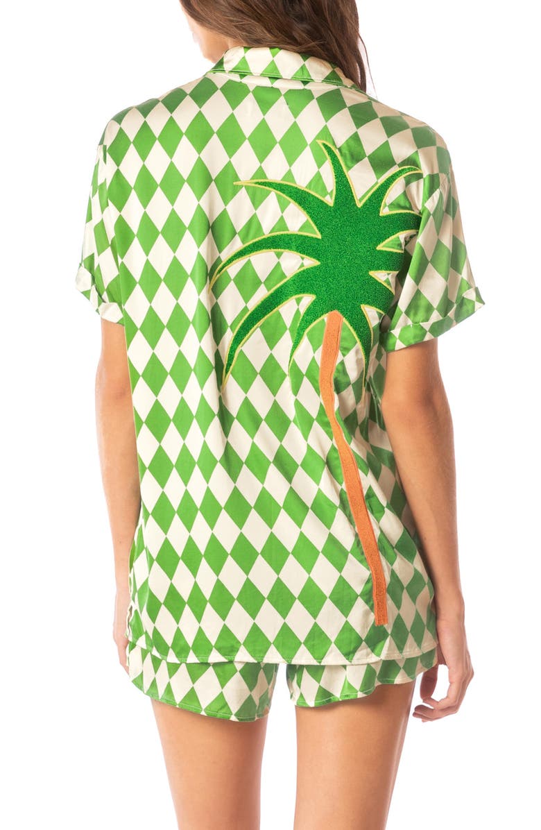 Maaji Meissa Cover-Up Shirt, Alternate, color, Bright Green