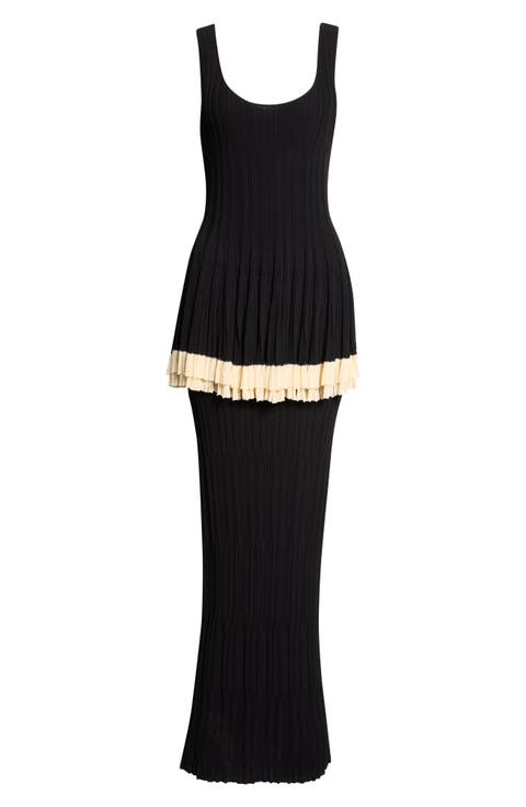 Kishi Layered Rib Sweater Dress