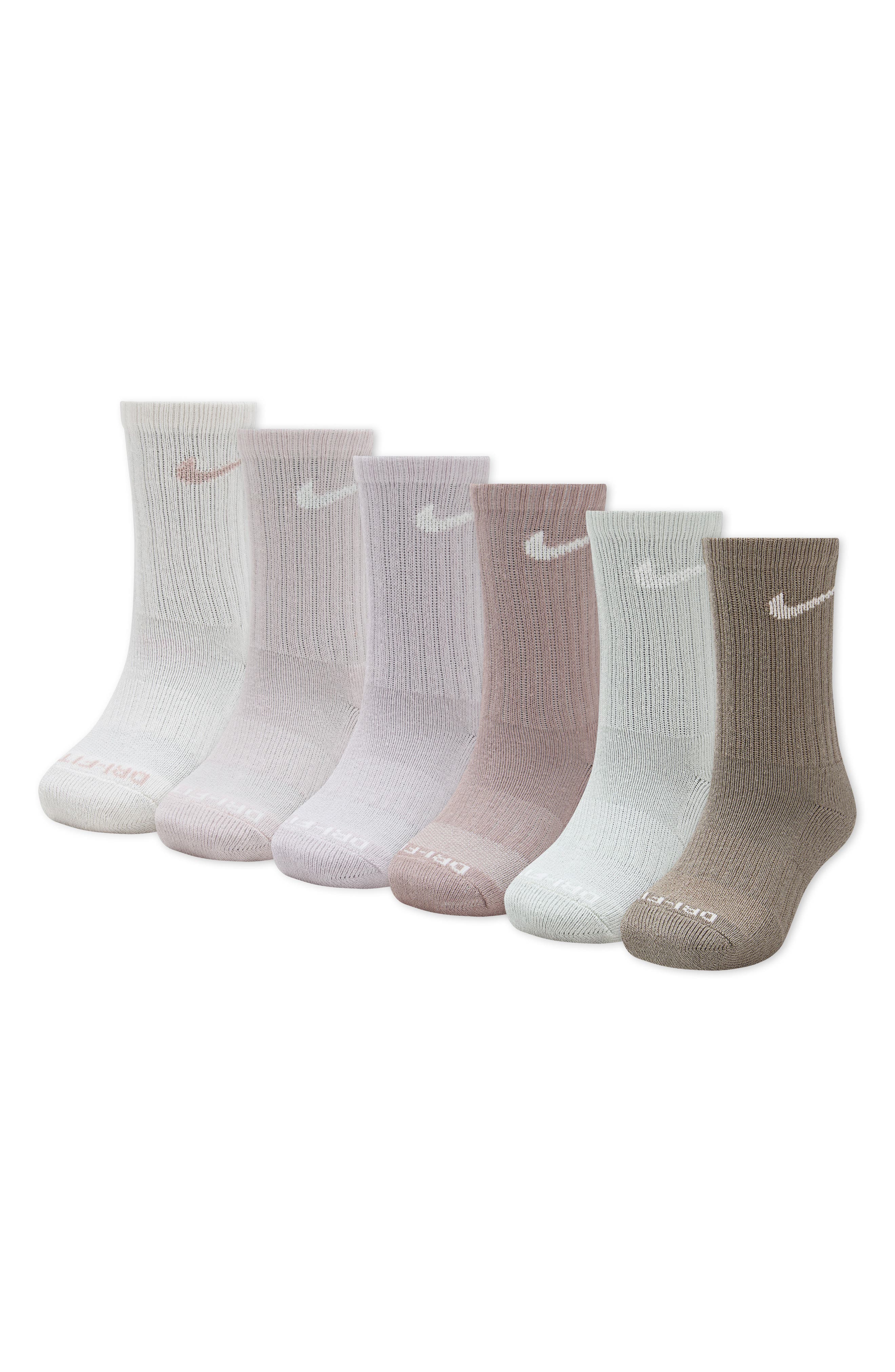 Nike Kids' Basic Swoosh Rib Crew Socks