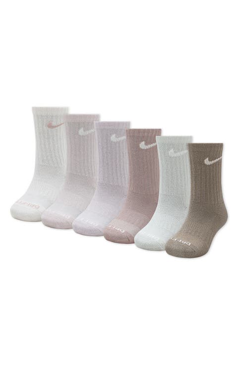 Kids' Basic Swoosh Rib Crew Socks (Big Kid)