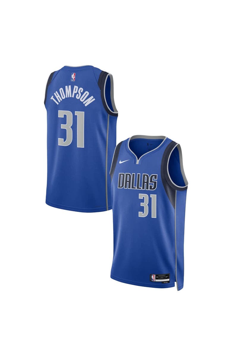 Nike Unisex Nike Klay Thompson Blue Dallas Mavericks 2024 Offseason Addition Swingman Jersey - Icon Edition, Main, color,