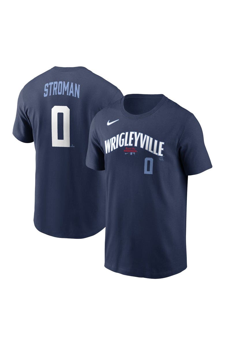 Nike Men's Nike Marcus Stroman Navy Chicago Cubs City Connect Name & Number T-Shirt, Main, color, 
