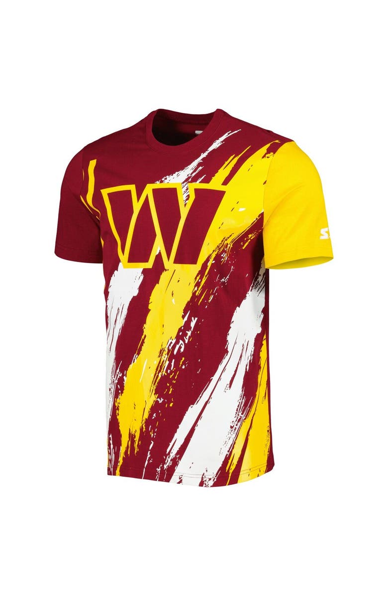 STARTER Men's Starter Burgundy Washington Commanders Extreme Defender T-Shirt, Alternate, color, 