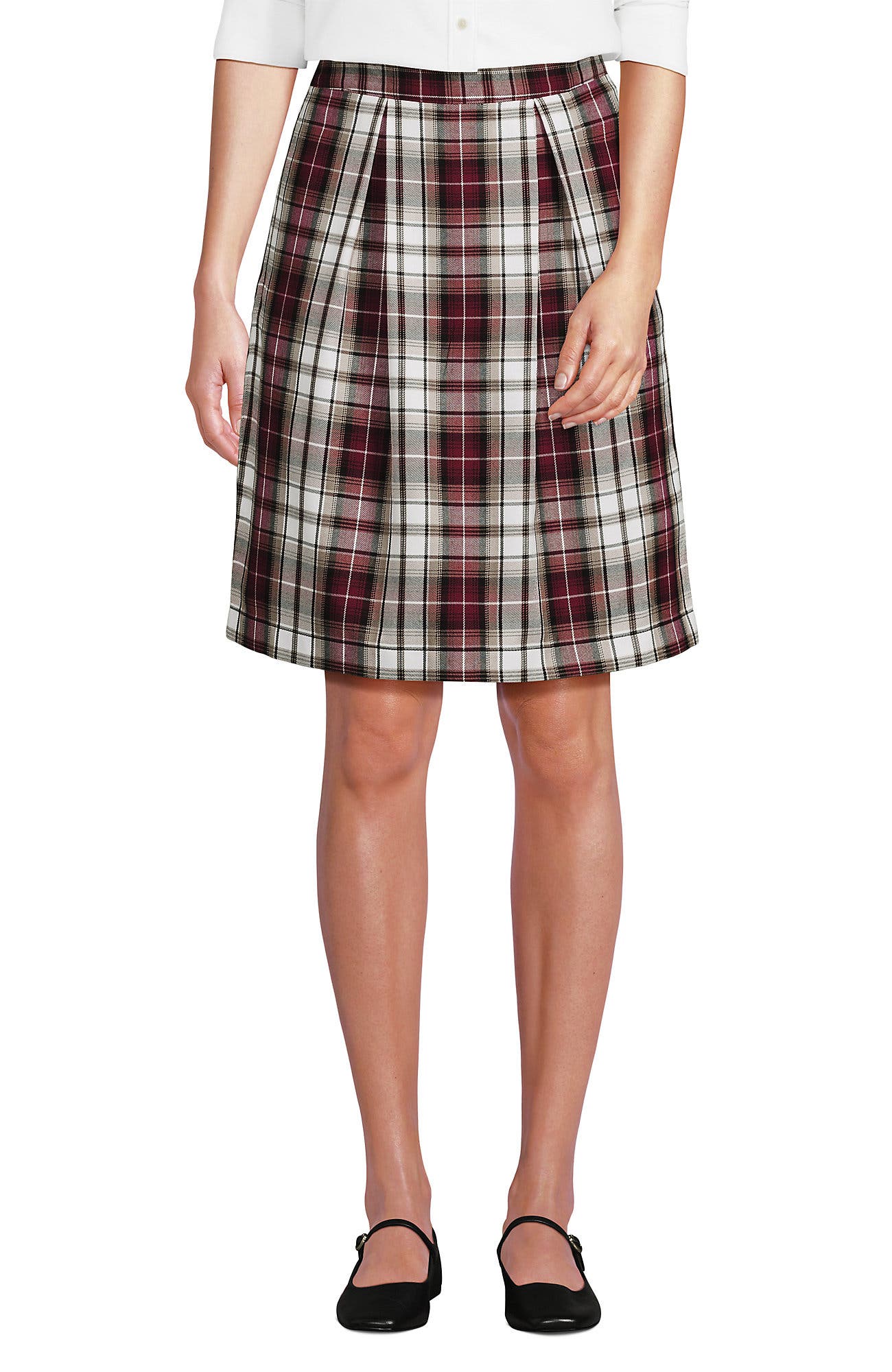 selected Garnet/Khaki Plaid