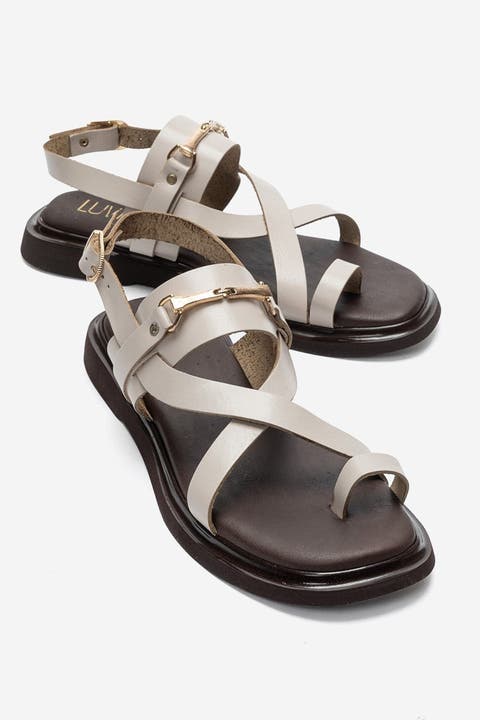 Fabiana Leather Thong Sandal
