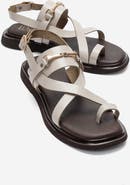 Forever & Always Shoes Fabiana Leather Thong Sandal