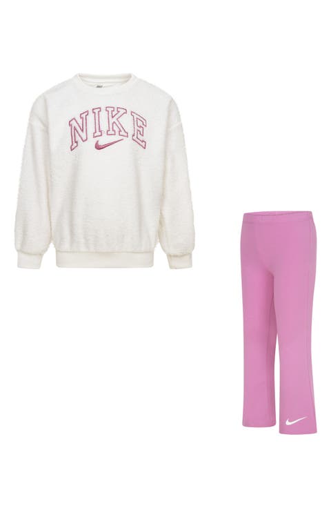 Kids' Swoosh Spirit Sweater & Leggings Set (Little Kid)