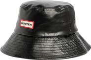 Hunter Water Resistant Faux Leather Bucklet Hat