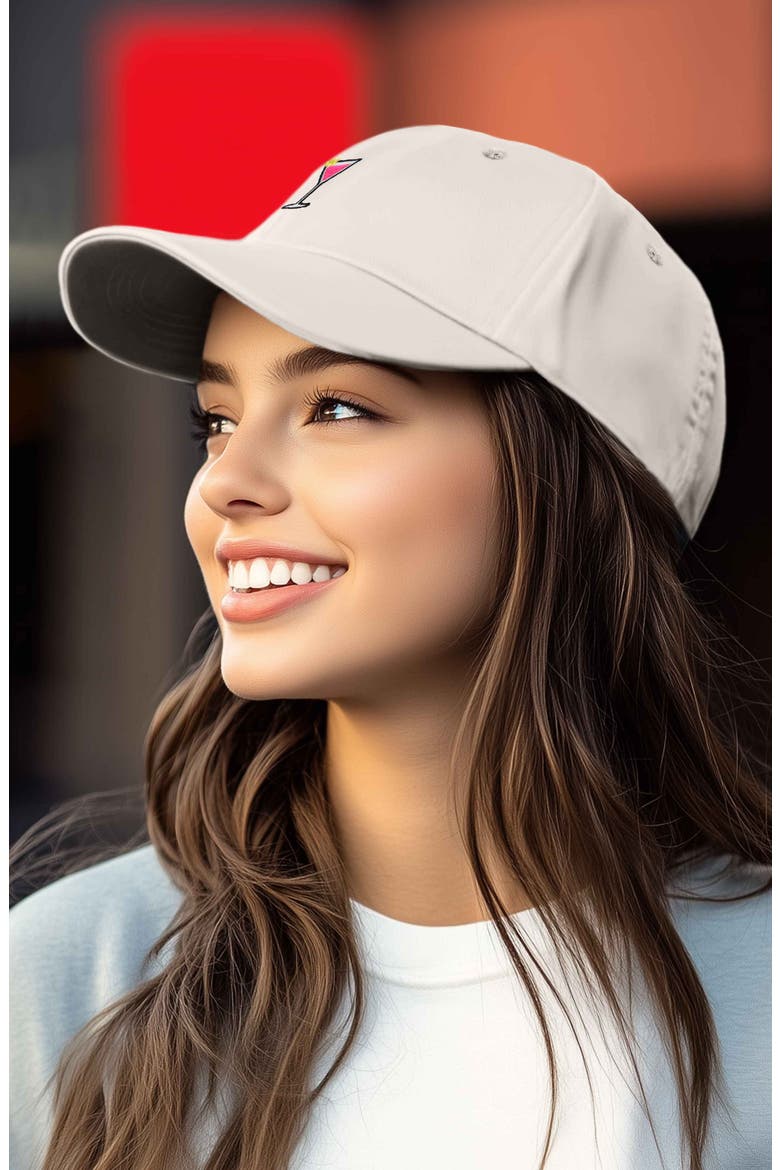 Cosmo Embroidered Casual Hat, Alternate, color, Beige
