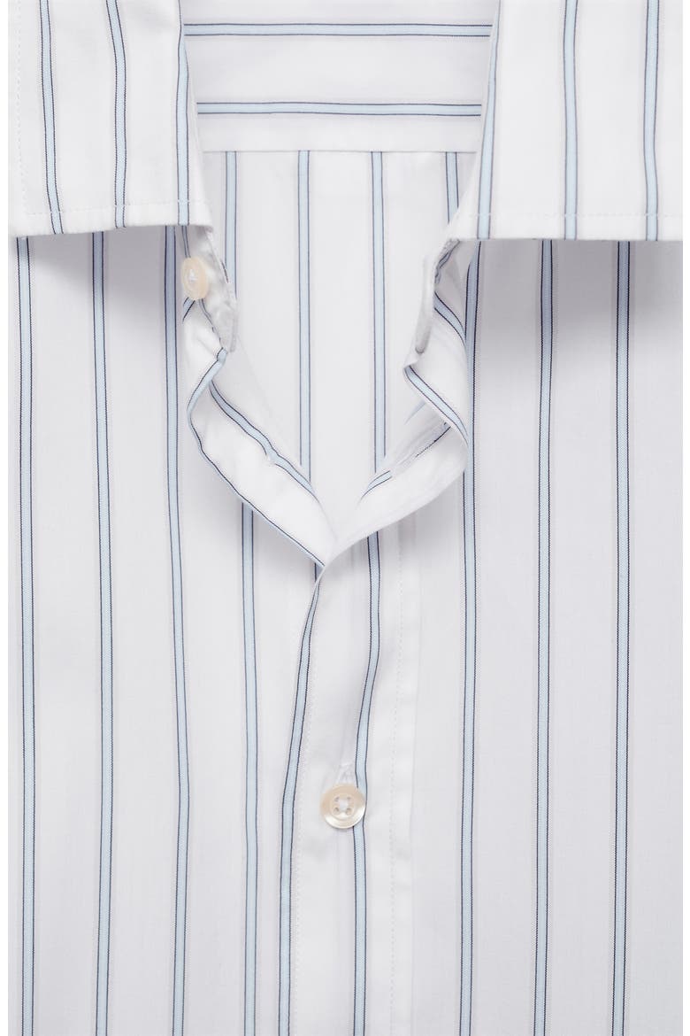 Regular Fit Stripe Button-Up Shirt, Alternate, color, SKY BLUE