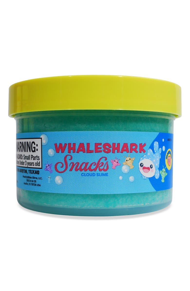 Peachybbies Whaleshark Snacks Cloud Slime, Alternate, color, Blue