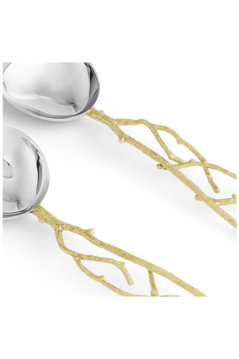 Butterfly Ginkgo Serving Set, Alternate, color, SILVER/ GOLD