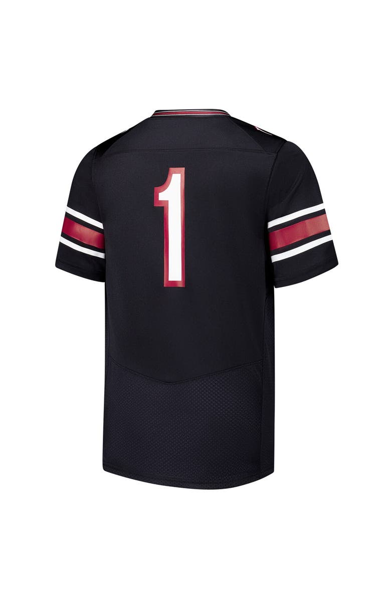 Under Armour Youth Under Armour #1 Black South Carolina Gamecocks Replica Football Jersey, Alternate, color, Black