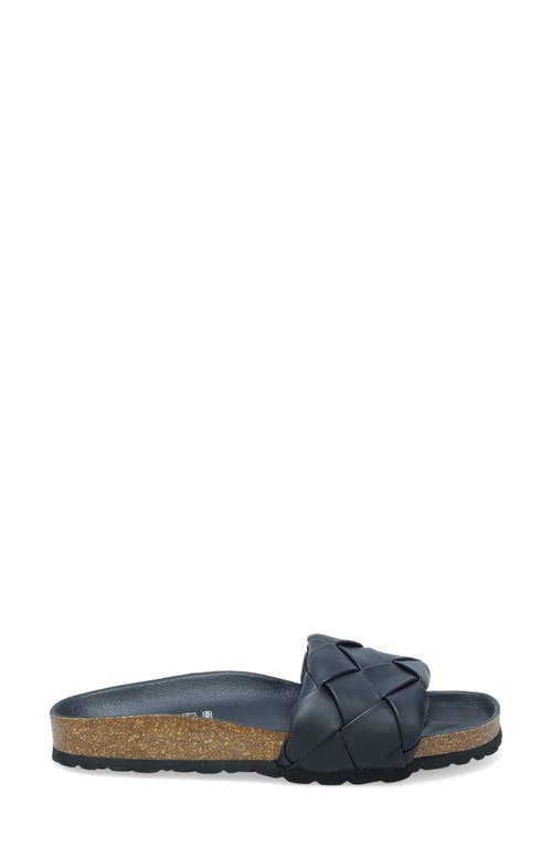 Miz Mooz Rope Braided Slide Sandal In Black