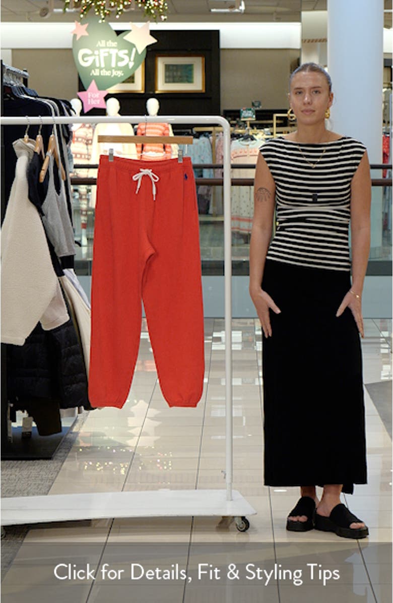 Cotton Blend Fleece Sweatpants, sales video thumbnail