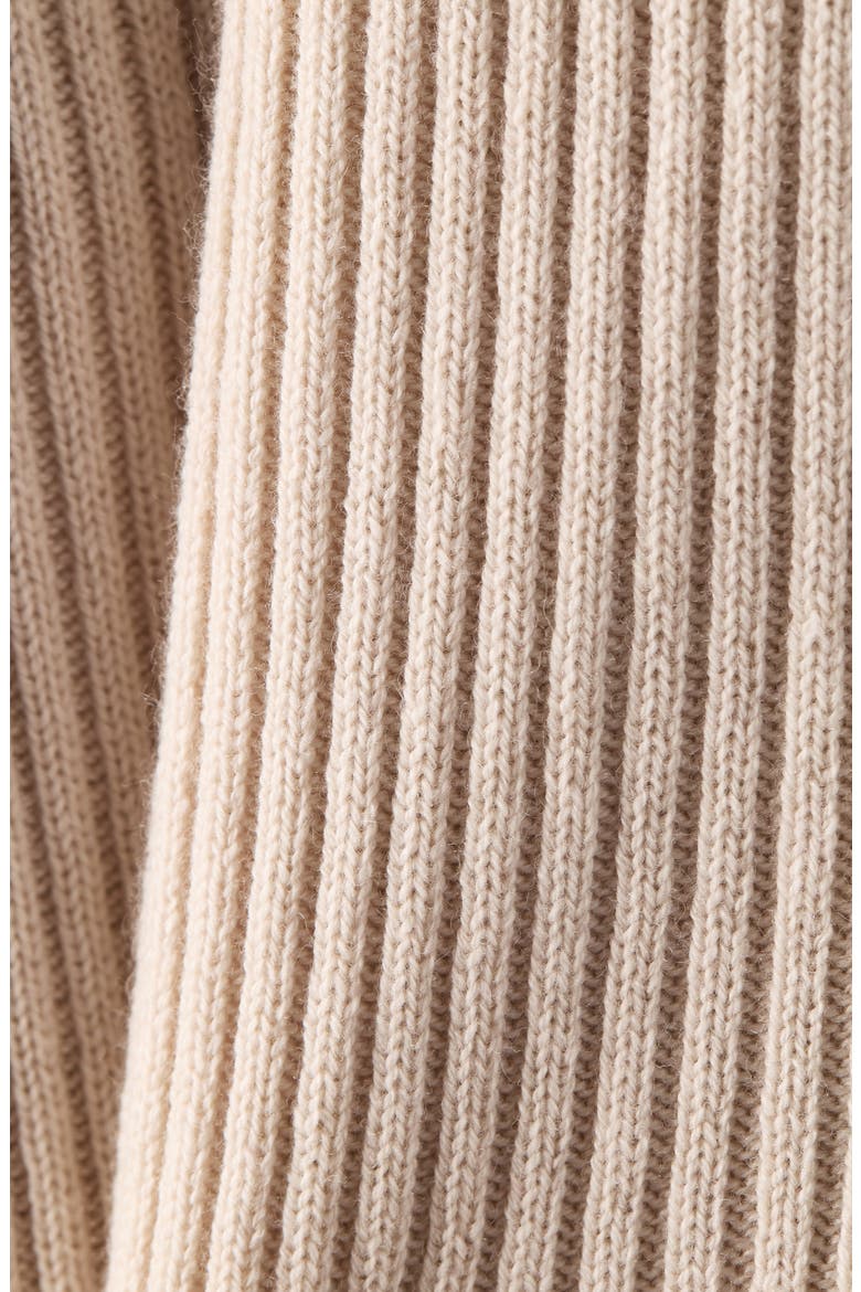 Wander Wool & Cashmere Cardigan, Alternate, color, BONE