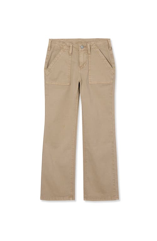 LANDS' END LANDS' END GIRLS WOVEN PULL ON UTILITY CARGO PANTS