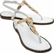 Forever & Always Shoes Marea Leather Flat Sandal
