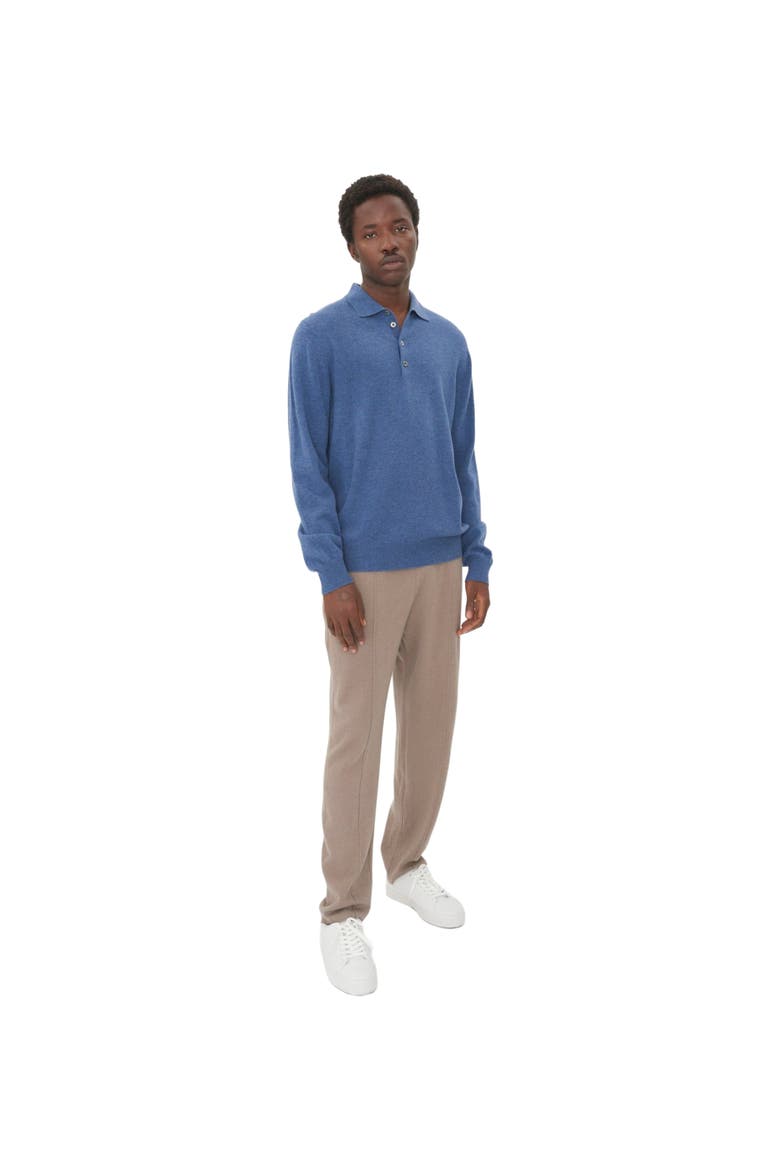 Polo Neck Sweater, Alternate, color, bijou blue