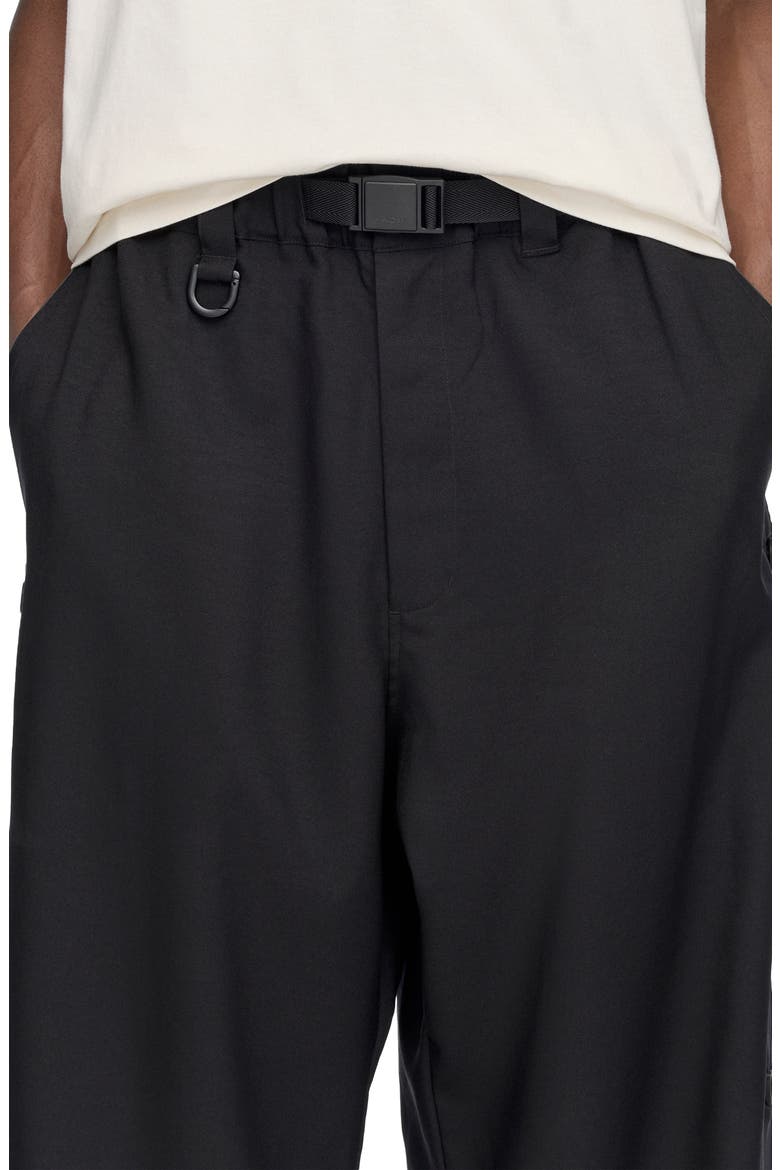 Uniform Adaptive 3-Stripes Pants, Alternate, color, BLACK
