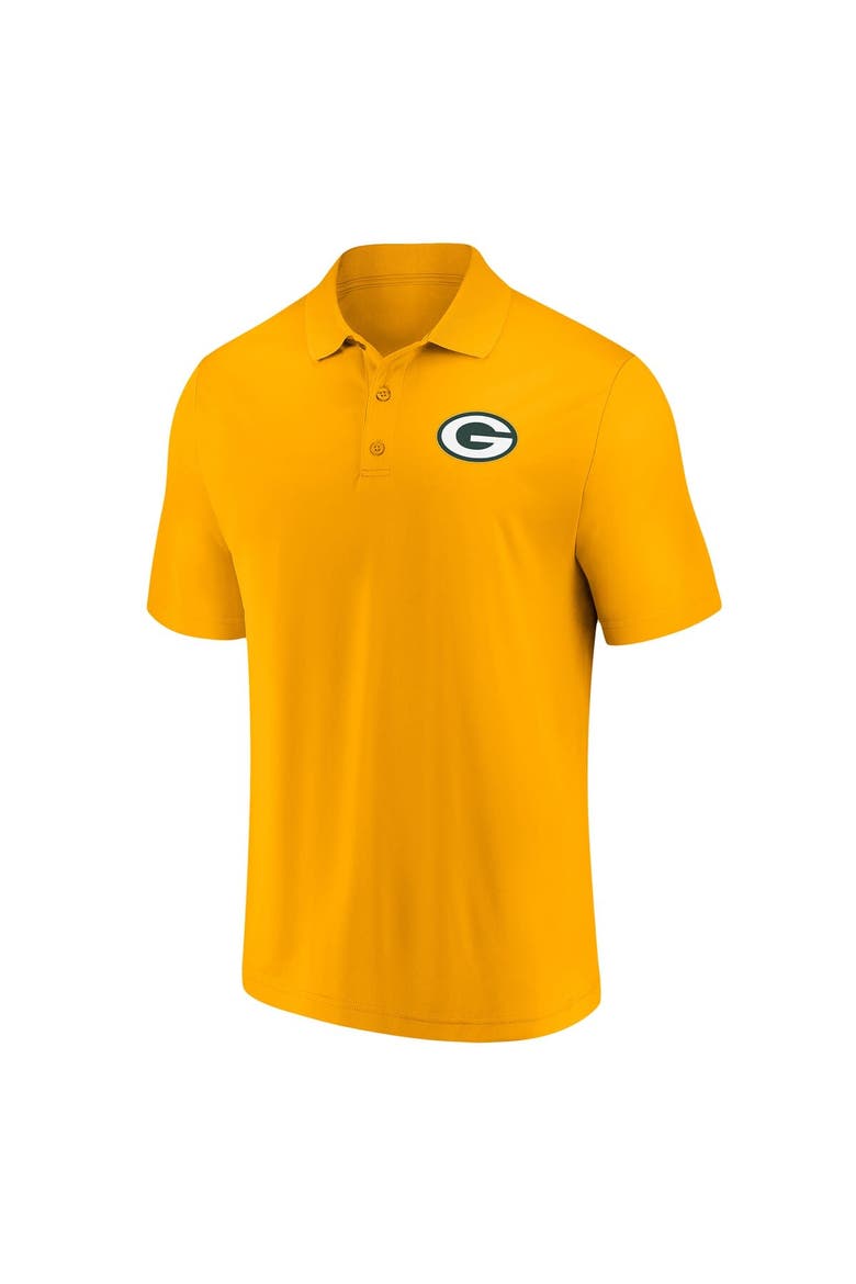 Men's Fanatics Branded Gold Green Bay Packers Component Polo, Alternate, color, Gold